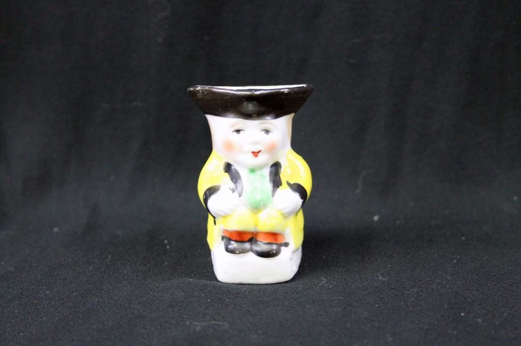 Vintage Miniature Toby Pitcher or Jug Stamped Japan: Vintage Miniature Toby Pitcher or Jug Stamped Japan