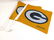 Lot of 2 Green Bay Packers Football Flags