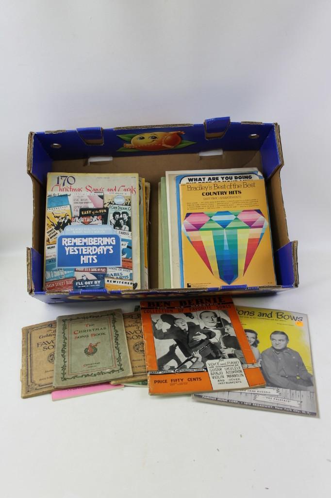 Large Lot full of Assorted Sheet Music: Large Lot full of Assorted Sheet Music There's a good chance you'll find the song you've been wanting to learn how to play.