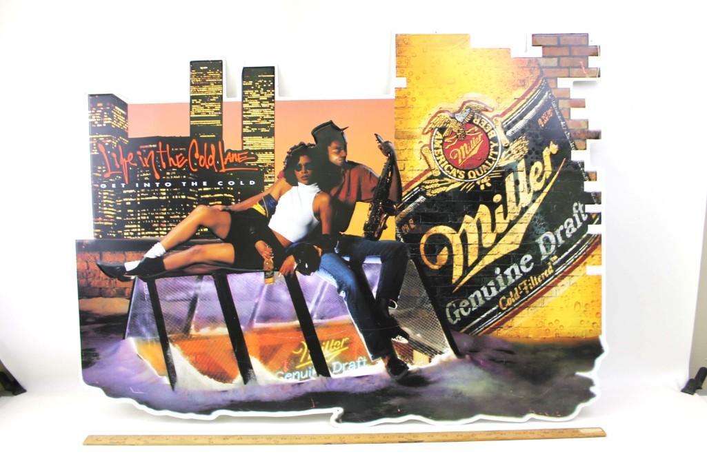 Miller Genuine Draft Metal Beer Sign (1 of 4)