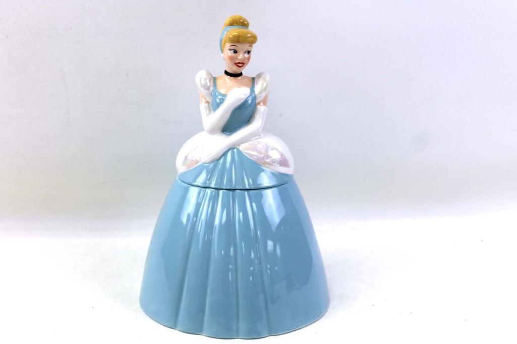 Disney Cinderella Cookie Jar: Disney Cinderella Ceramic Cookie Jar