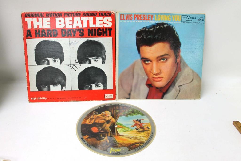 Records incl Beatles A Hard Days Night , Vogue Picture (1 of 9)