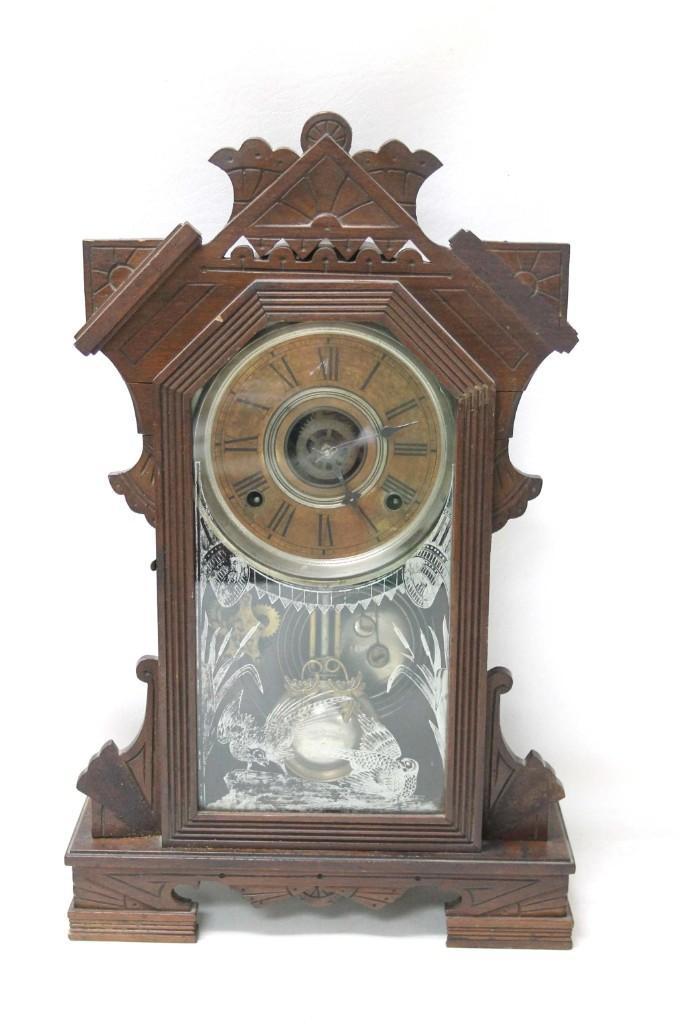Victorian Eastlake Style Mantle Clock Does Not Work (1 of 7)