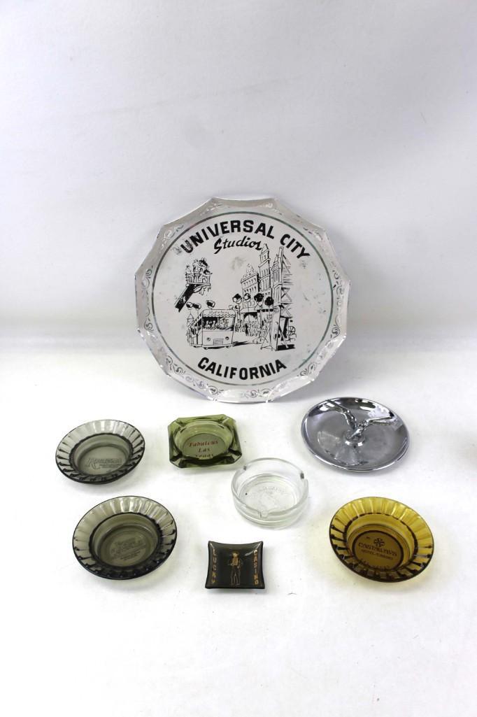 Lot of Vintage Las Vegas Ashtrays , plus a Universal (1 of 3)