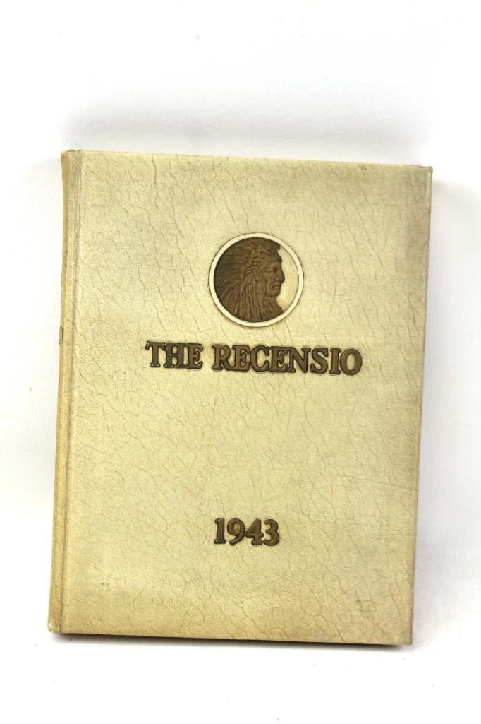 1943 Miami University Recensio Yearbook: 1943 Miami University , Oxford Ohio , Recensio Yearbook