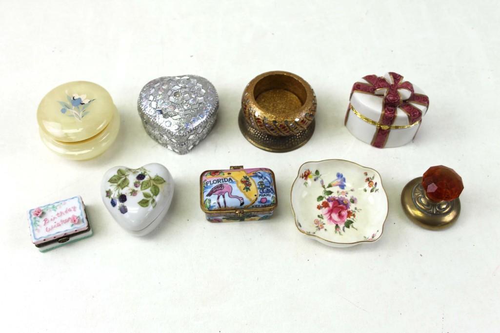 Lot of Trinket Boxes , etc (1 of 3)