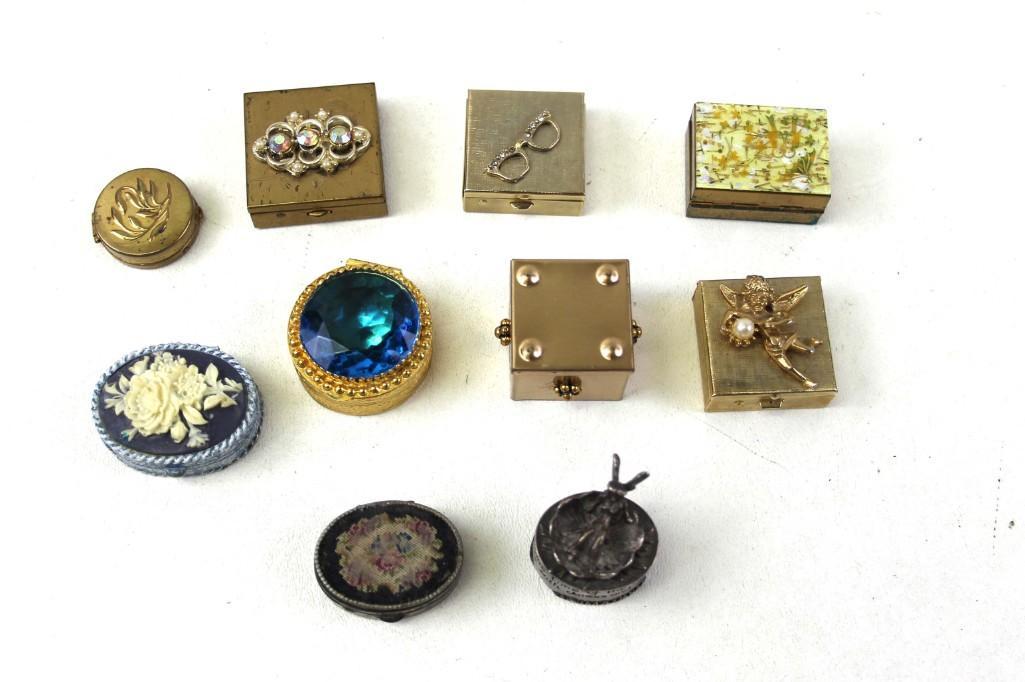 Lot of Pill Boxes incl Vintage (1 of 3)