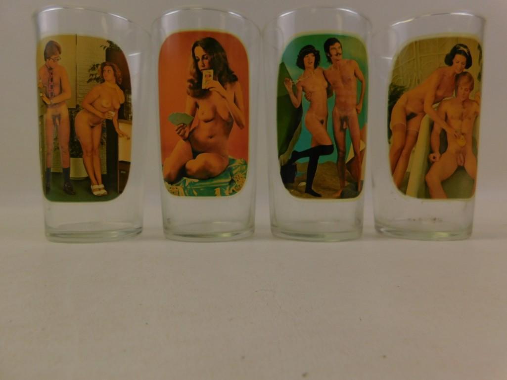 Lot of 4 Vintage Peek-A-Boo Girly Glasses (1 of 3)