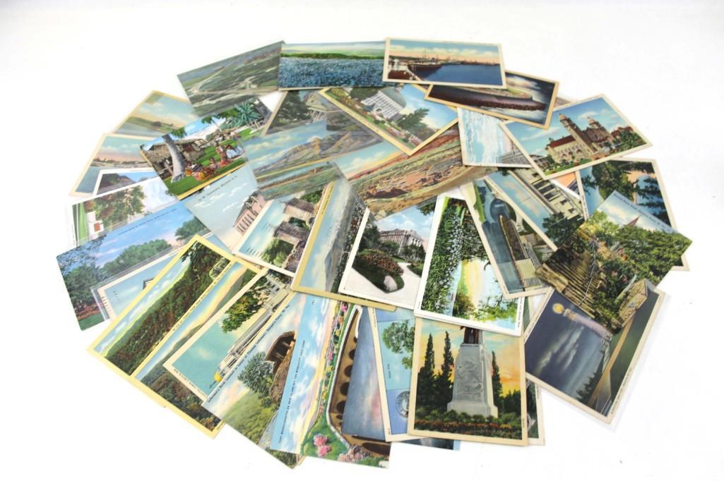 Lot of Vintage Linen Postcards (1 of 3)