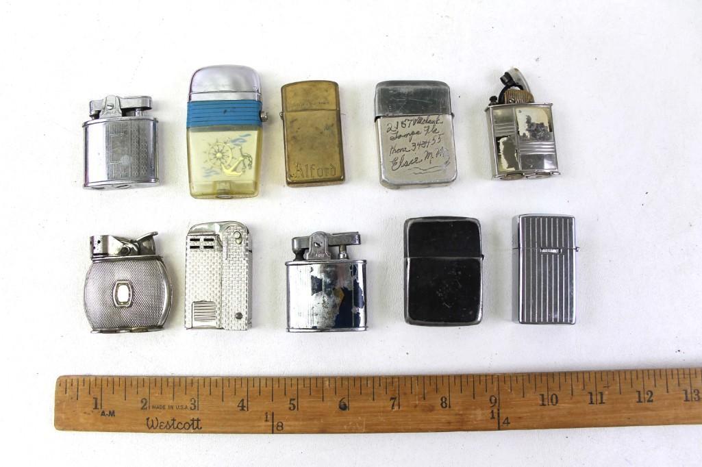 Lot of Vintage Cigarette Lighters (1 of 2)