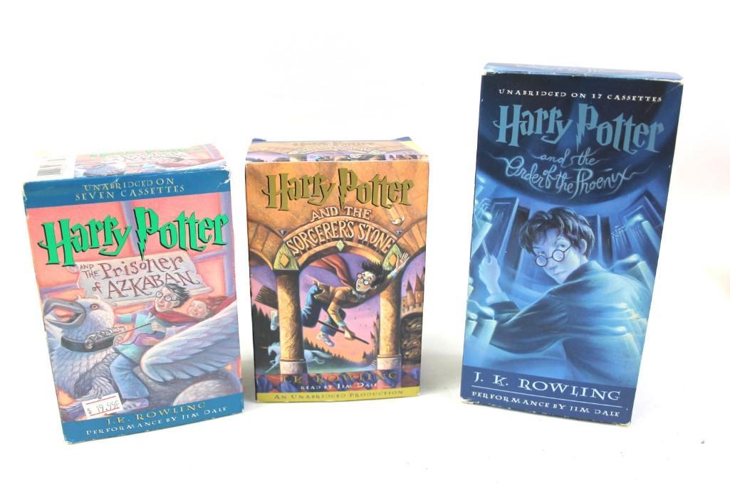 3 Harry Potter Books on Cassette Tape (1 of 2)