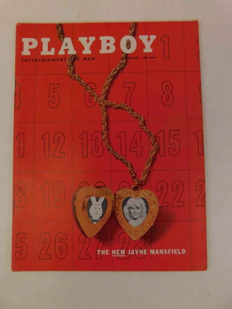 February 1957 Playboy Magazine (1 of 3)