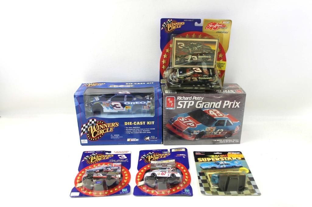 Lot of New in Package Nascar Toy Cars incl Die Cast: Lot of New in Package Collectible Nascar Toy Cars incl Die Cast Winner Circle , AMT , Etc