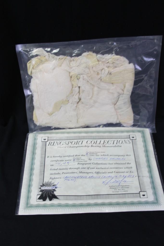 Charles Shafford Game used Fight Worn Boxing Handwraps (1 of 4)