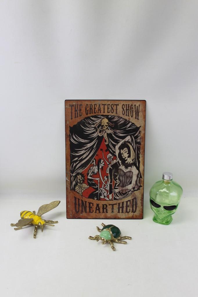 Brass Bee and Beetle, Glass Alien Head and Sign (1 of 5)