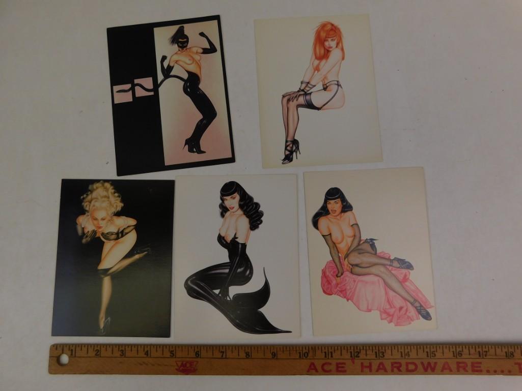 Lot of 5 Vintage Adult Greeting Cards Olivia De: Lot of 5 Vintage Adult Greeting Cards Olivia De Berardinis All are blank inside, except one is says "Happy Birthday"