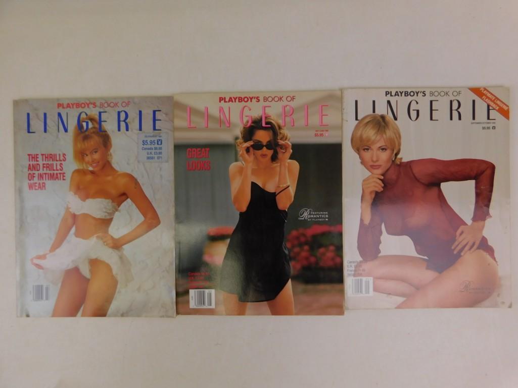 Lot of 3 Playboy's Book of Lingerie Supplemental Issues: Lot of 3 Playboy's Book of Lingerie Supplemental Issues These appear to be from the 1990's 