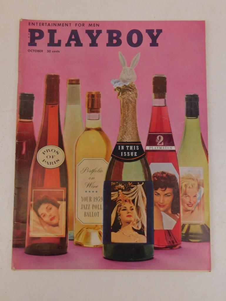 Playboy Magazine October 1958 (1 of 4)
