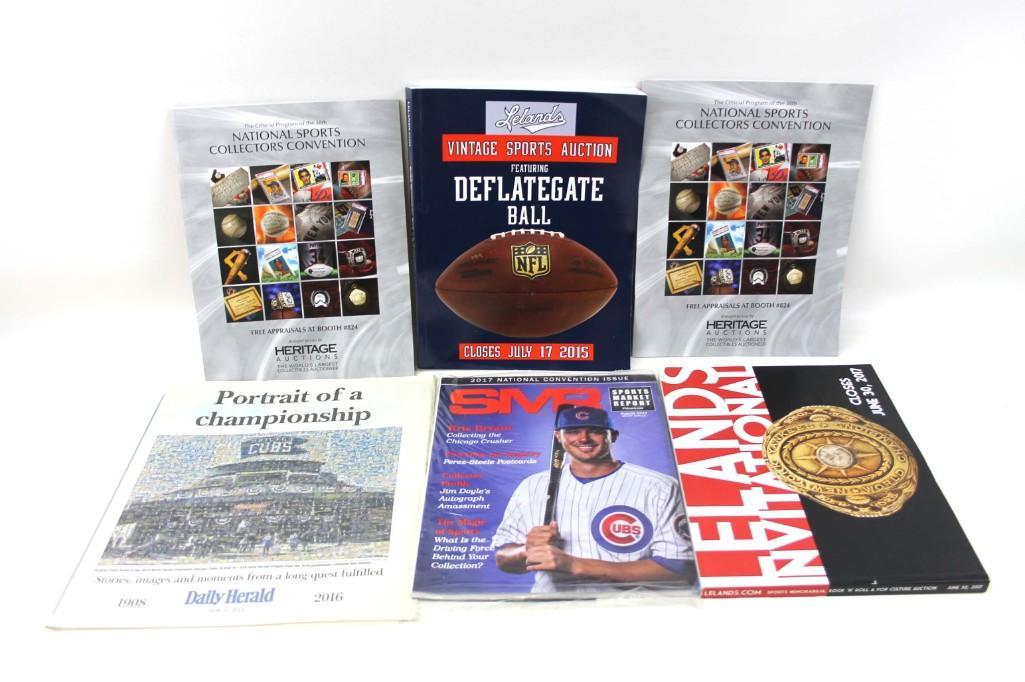 Lot of Sports Convention Programs and Auction Catalogs (1 of 4)