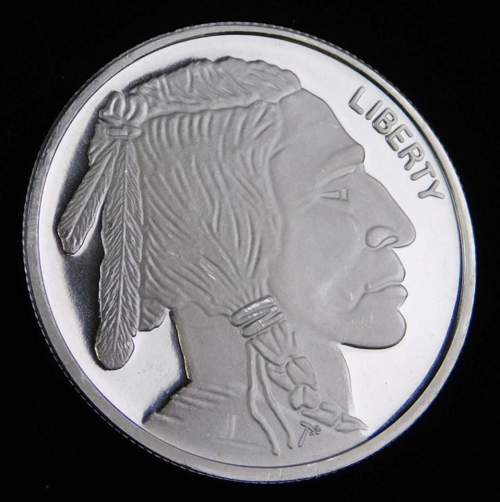 Silver Round 1 Oz .999 Fine Silver 1978 Garfield