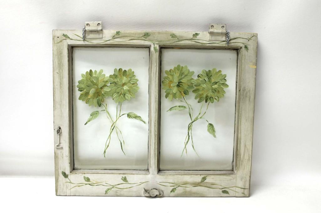 Hand Painted Window Wall Hanging (1 of 6)