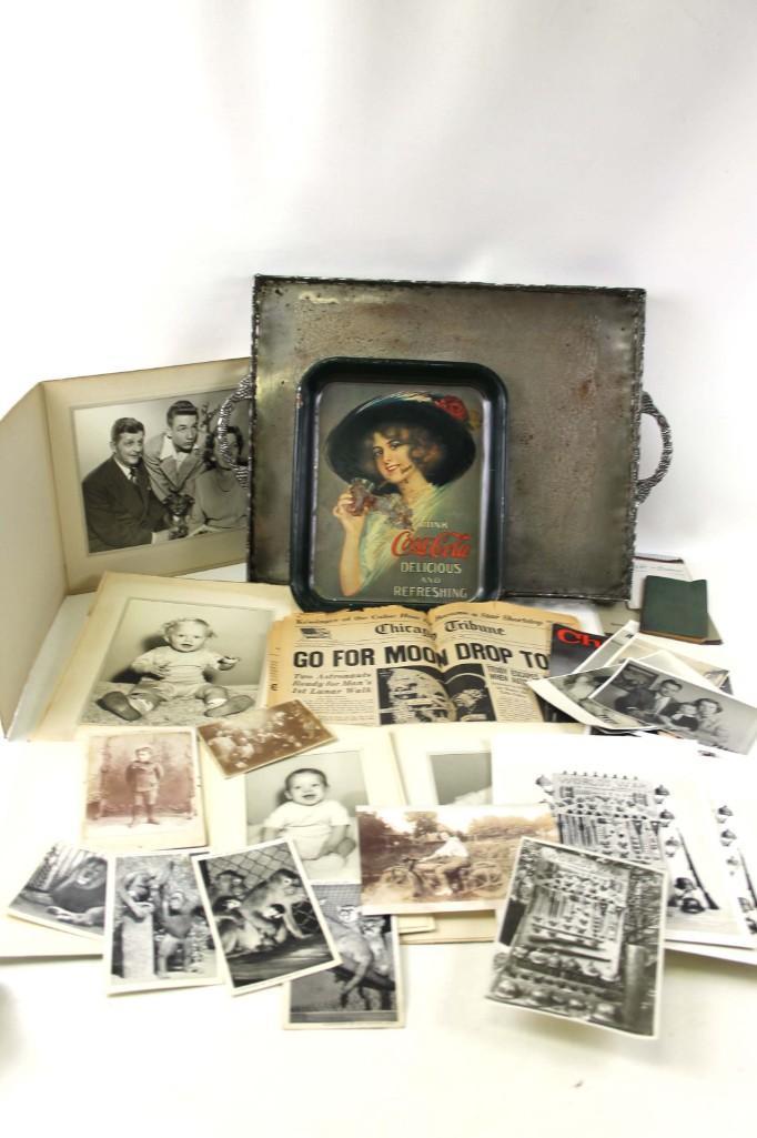 Lot of Vintage Photographs and Ephemera Plus a Coca (1 of 7)