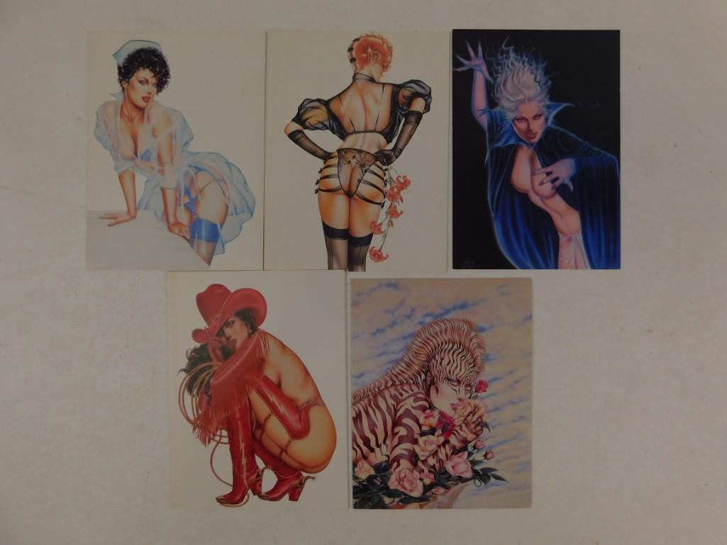 Lot of 5 Olivia De Berardinis Adult Greeting Cards: Lot of 5 Olivia De Berardinis Adult Greeting Cards These are all blank inside, except the one with the nurse picture says "Get Well" 