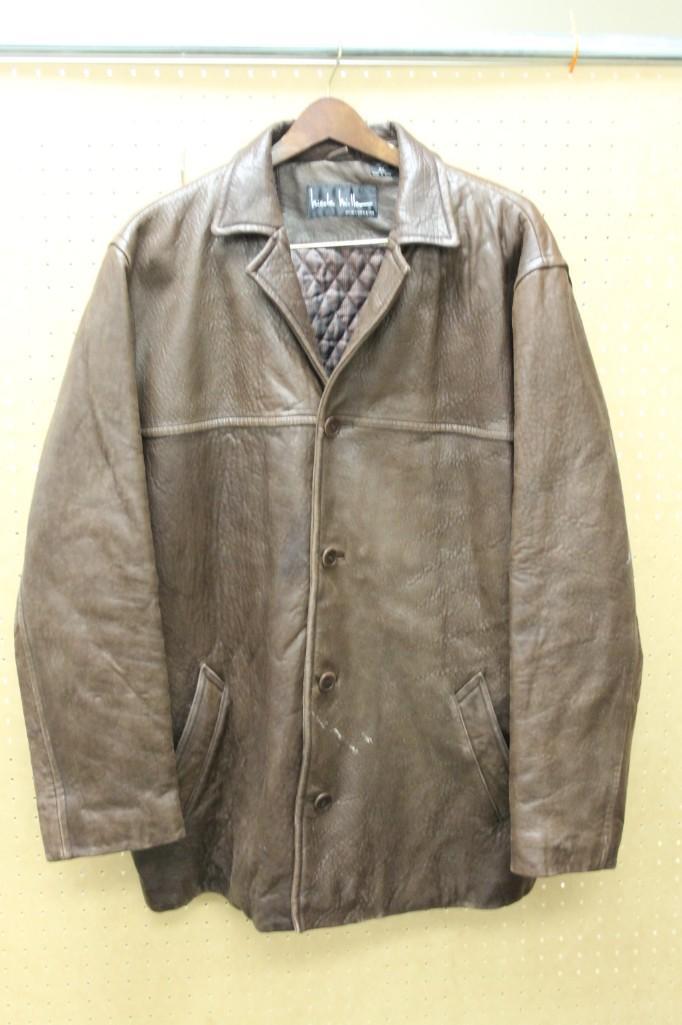 Nicole Miller Leather Jacket XL (1 of 3)