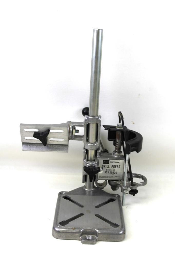 Sears Craftsman Drill Press Model No 335 25926: Vintage Craftsman Model 335.25926 Portable Bench Top Drill Press Stand