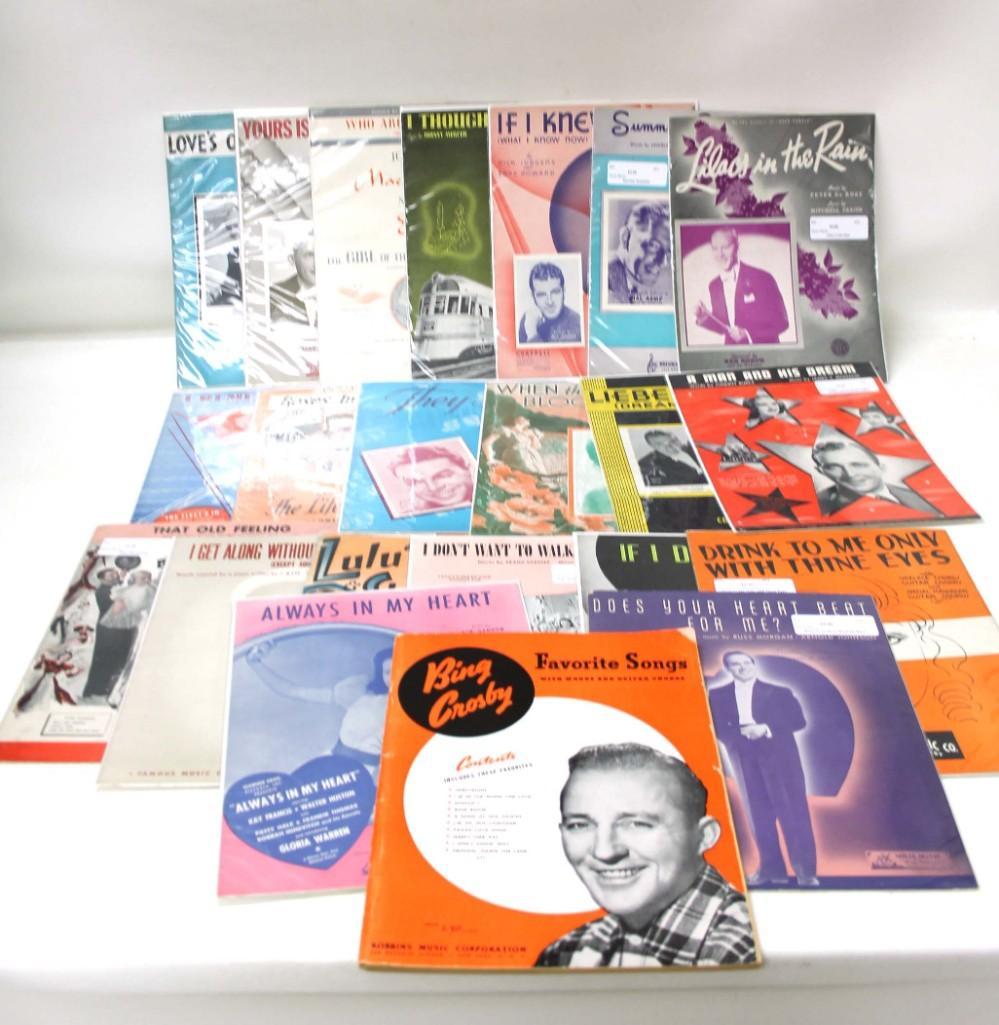 Lot of Vintage Sheet Music: Lot of Vintage Sheet Music