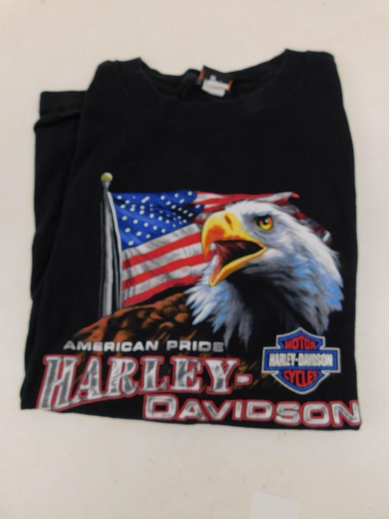 Harley Davidson T-Shirt Big Moose Portland, Maine: Harley Davidson T-Shirt Big Moose Portland, Maine Size is 2XL