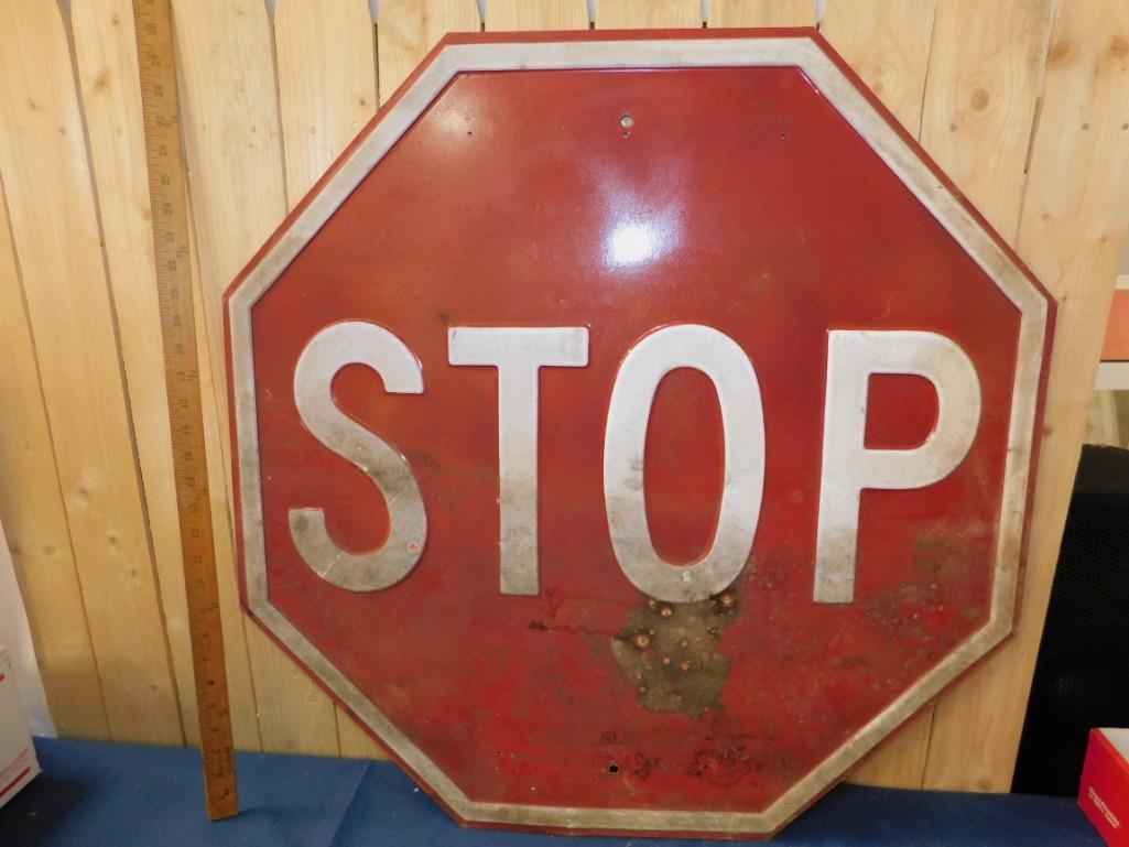 Vintage Stop Sign: Vintage Stop Sign