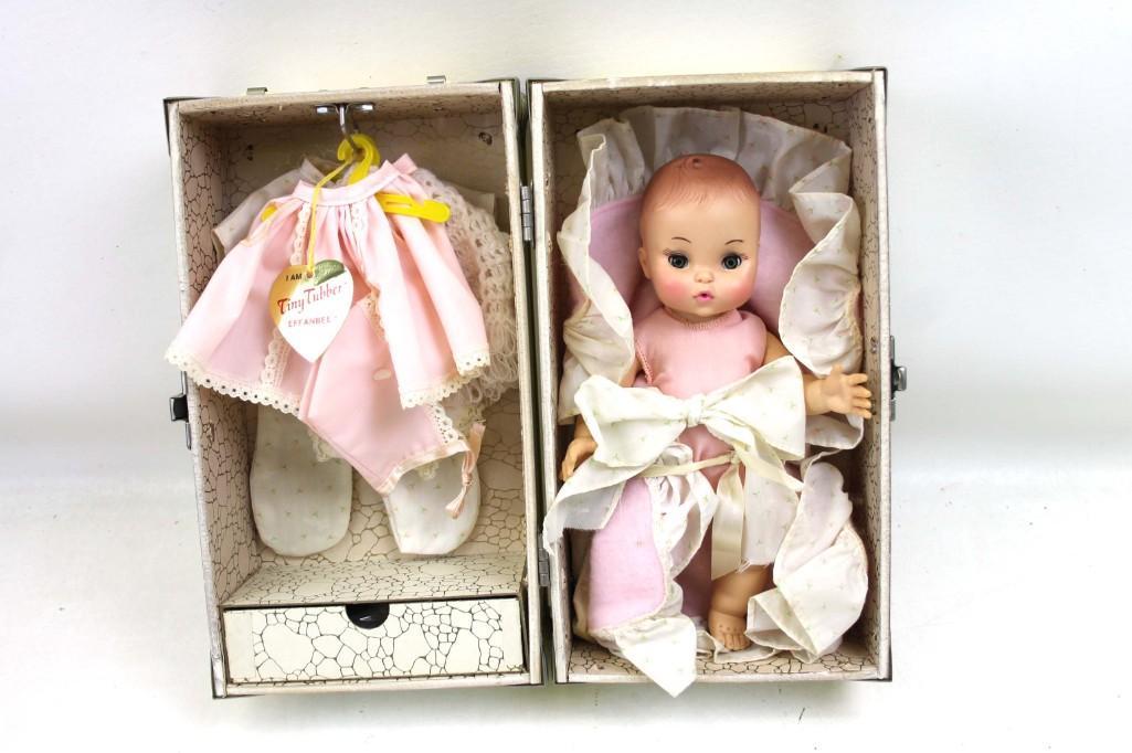Effanbee Tiny Tubber Doll with Case and Clothes: Effanbee Tiny Tubber Doll with Case and Clothes Note: This item will have Illinois sales tax if it is picked up or if it is shipped within the state of Illinois unless you have a valid sales tax ID.