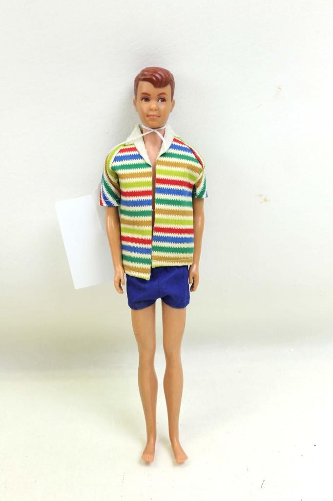 1960s Original Allan Doll in Original Swim Outfit: Vintage 1960's Original Allan Doll in Original Swim Outfit