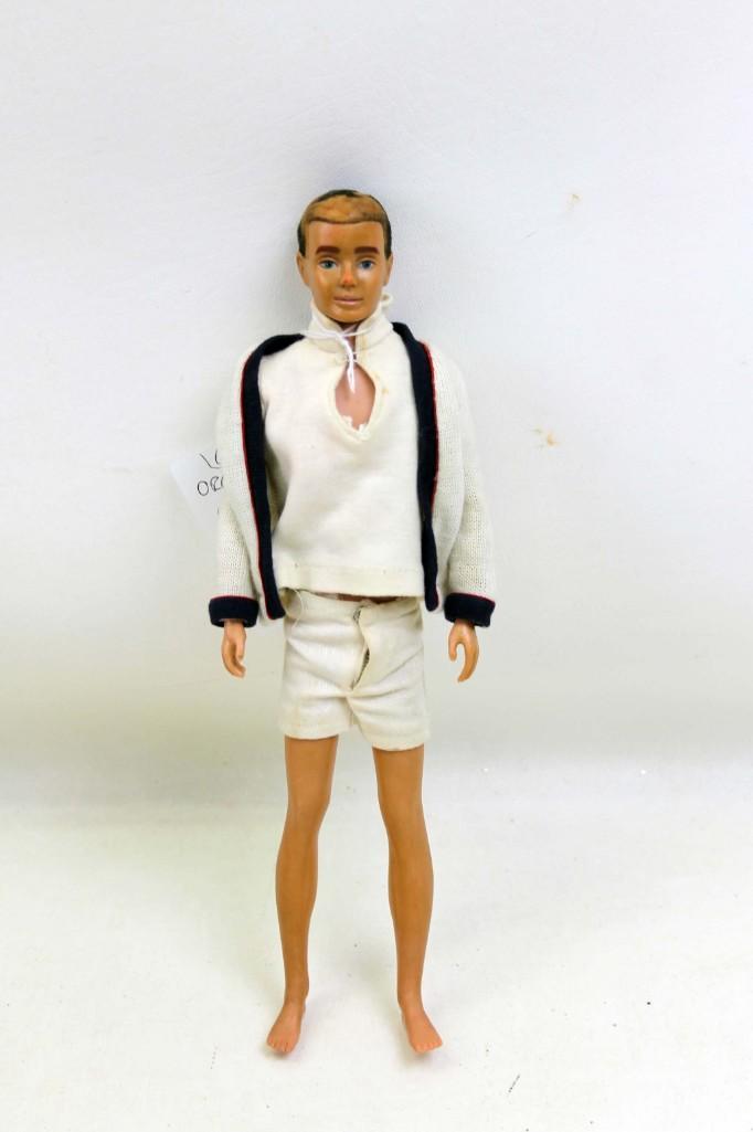 Original Ken Doll with Flocked Hair w Original Time for: Original Ken Doll with Flocked Hair w Original Time for Tennis Outfit 1962 - 1963 #790