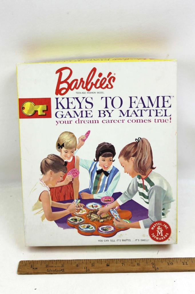 Vintage Barbie's Keys to Fame Game By Mattel Complete: Vintage Barbie's Keys to Fame Game By Mattel Complete and Rare