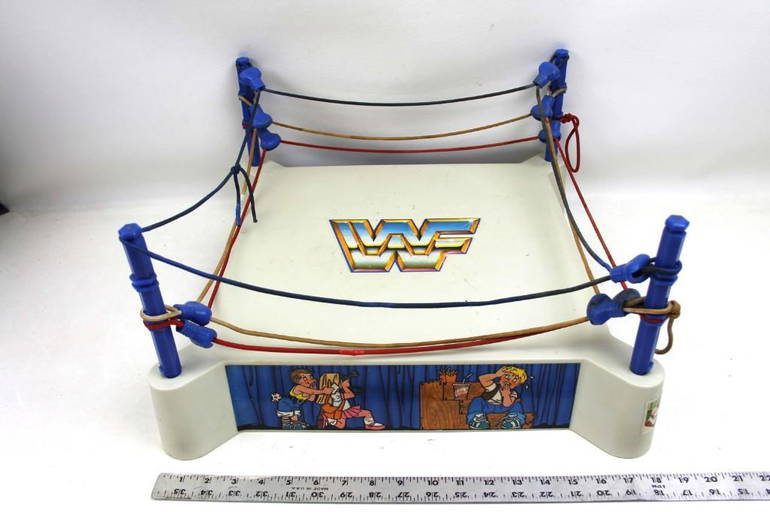 Vintage Ljn Toy Wwf Wrestling Ring