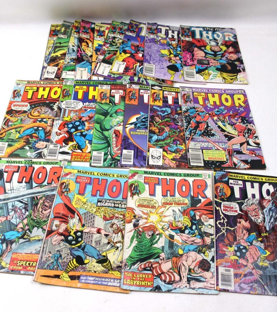 Lot of 20 Vintage Thor Comic Books: Lot of 20 Vintage The Mighty Thor Comic Books