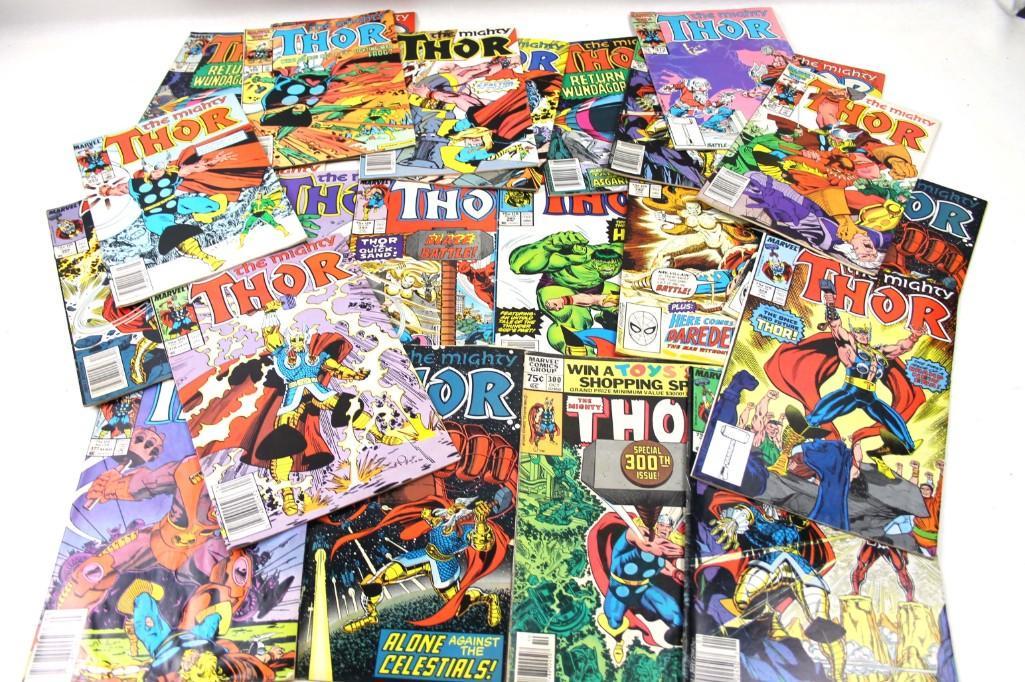 Lot of Marvel The Mighty Thor Comic Books: Lot of Marvel The Mighty Thor Comic Books