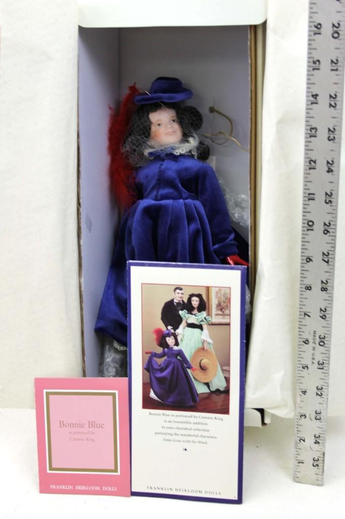 franklin mint gone with the wind porcelain dolls