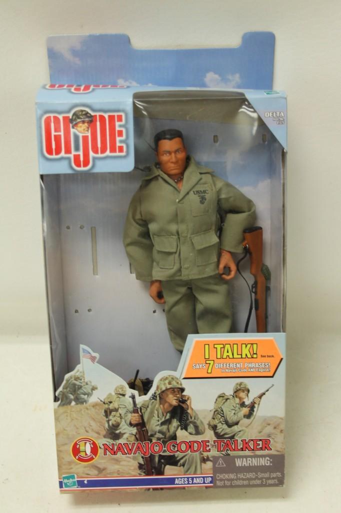 GI Joe Navajo Code Talker Talking Action Figure: GI Joe Navajo Code Talker Talking Action Figure Says 7 different phrases in Navajo and English