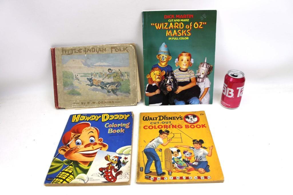 Lot of Vintage Books incl Little Indian Folk , Howdy (1 of 7)