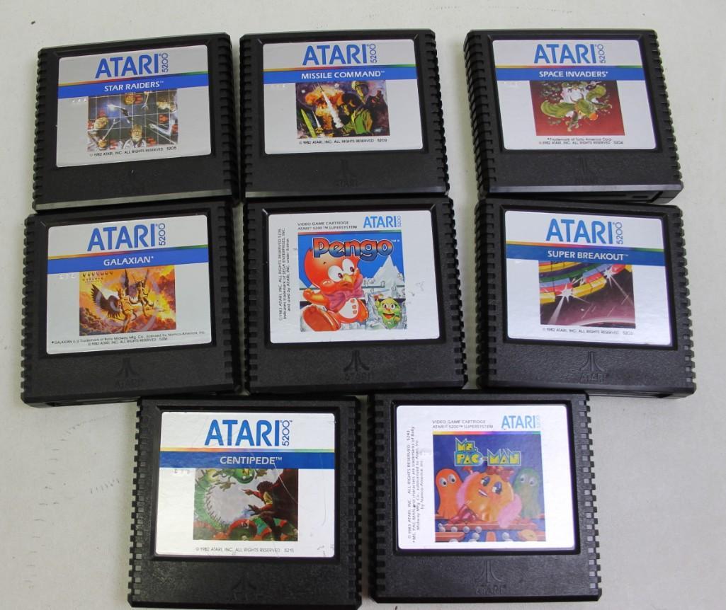 8 Atari 5200 Cartridges in Very Clean Condition (1 of 5)