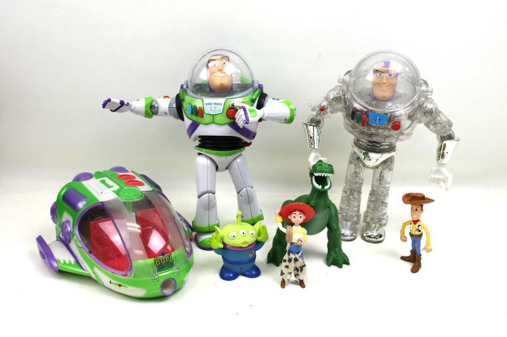 Lot of Disney Toy Story Toys incl Buzz Lightyear ,: Lot of Disney Toy Story Toys incl Buzz Lightyear , Woody , Jessie , Spaceship, Etc