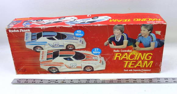 Vintage Radio Shack Racing Team R/C Cars: Vintage Radio Shack Racing Team R/C Cars Complete, in original box, works great!