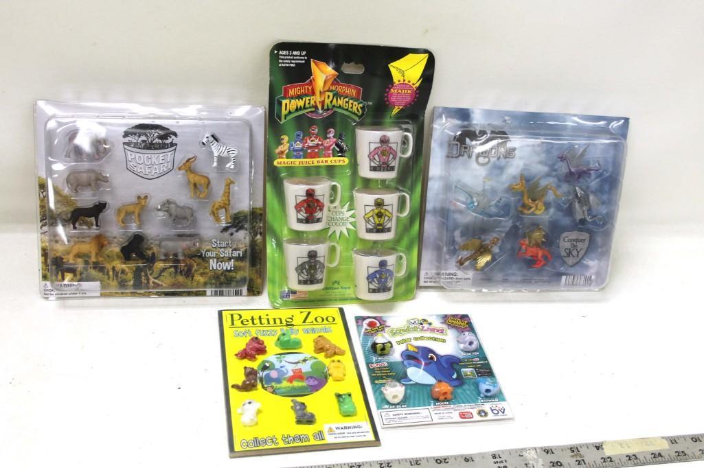 Lot of New in Package Small Toys incl Power Rangers (1 of 4)