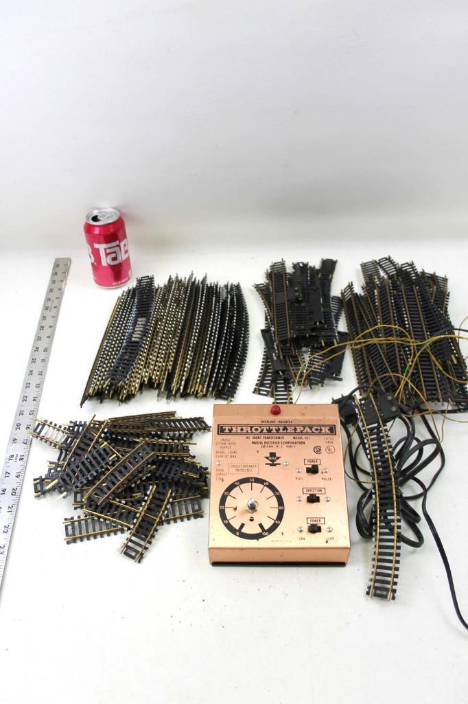 Lot of HO Gauge Train Track and a Transformer (1 of 4)