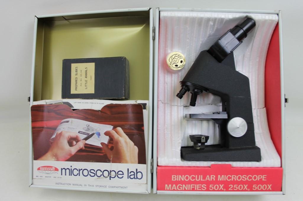 Skil Craft Science Lab Binocular Microscope with case (1 of 6)