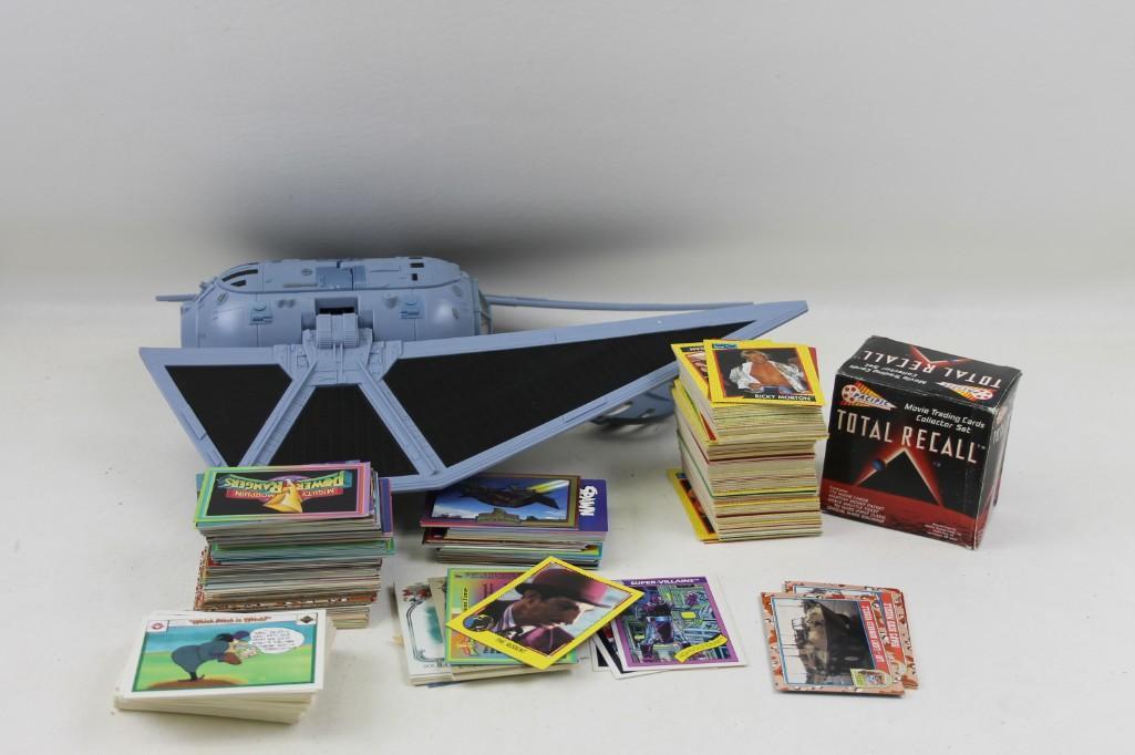 Disney Star Wars Rogue One Tie Striker Plus Collector: Disney Star Wars Rogue One Tie Striker Plus Collector Cards including Looney Tunes, Total Recal, Power Rangers and WCW Wrestling Cards