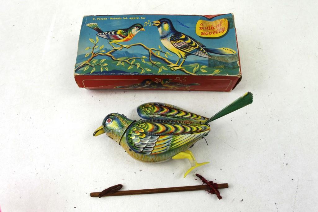 Vintage Kohler Germany Windup Bird with Box (1 of 5)